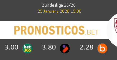 B. Mönchengladbach vs Stuttgart Pronostico (25 Ene 2026) 4