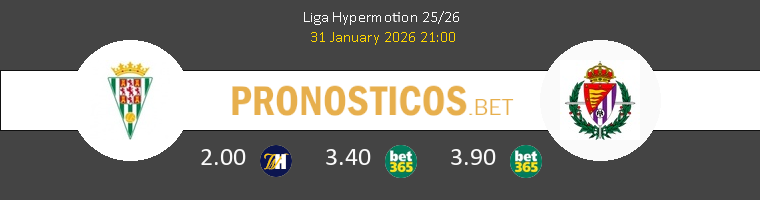Córdoba vs Real Valladolid Pronostico (31 Ene 2026) 1 Córdoba vs Real Valladolid Pronostico (31 Ene 2026) 1