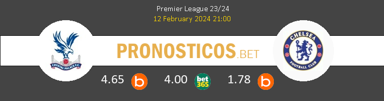Crystal Palace vs Chelsea Pronostico (25 Ene 2026) 1 Crystal Palace vs Chelsea Pronostico (25 Ene 2026) 1