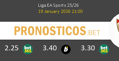 Elche vs Sevilla Pronostico (19 Ene 2026) 6