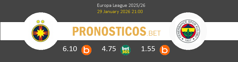 FCSB vs Fenerbahçe Pronostico (29 Ene 2026) 1 FCSB vs Fenerbahçe Pronostico (29 Ene 2026) 1