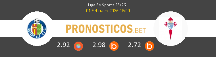 Getafe vs Celta Pronostico (1 Feb 2026) 1