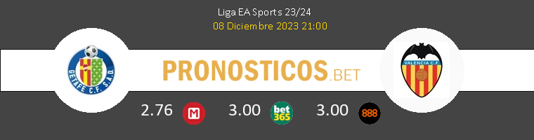 Getafe vs Valencia Pronostico (18 Ene 2026) 1