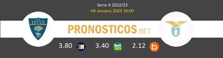 Lecce vs Lazio Pronostico (24 Ene 2026) 1