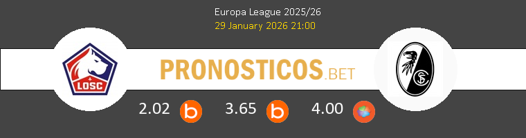 Lille vs SC Freiburg Pronostico (29 Ene 2026) 1 Lille vs SC Freiburg Pronostico (29 Ene 2026) 1