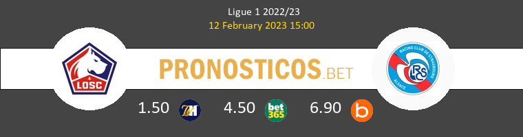 Lille vs Strasbourg Pronostico (25 Ene 2026) 1
