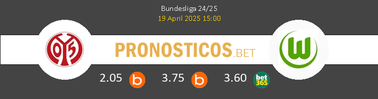 Mainz 05 vs Wolfsburgo Pronostico (24 Ene 2026) 1