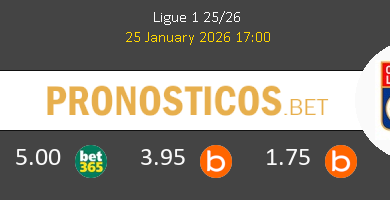 Metz vs Olympique de Lyon Pronostico (25 Ene 2026) 4