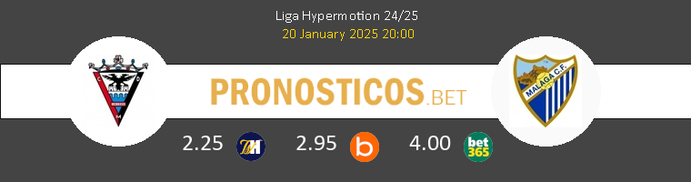 Mirandés vs Málaga Pronostico (2 Feb 2026) 1
