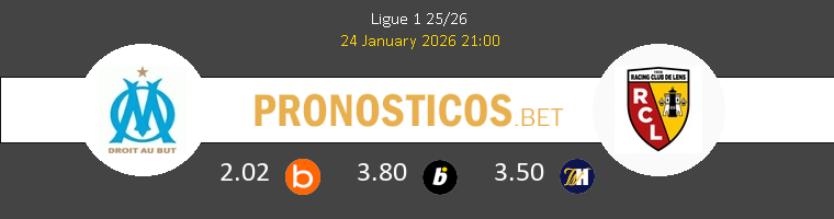 Olympique Marseille vs Lens Pronostico (24 Ene 2026) 1