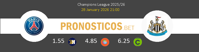 Paris Saint Germain vs Newcastle Pronostico (28 Ene 2026) 1