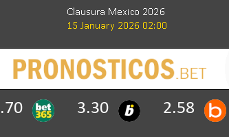 Querétaro vs Tijuana Pronostico (15 Ene 2026) 3
