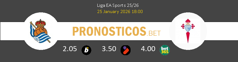Real Sociedad vs Celta Pronostico (25 Ene 2026) 1