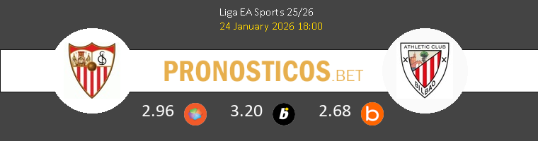 Sevilla vs Athletic de Bilbao Pronostico (24 Ene 2026) 1