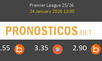 West Ham vs Sunderland Pronostico (24 Ene 2026) 1