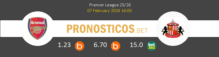 Arsenal vs Sunderland Pronostico (7 Feb 2026) 1