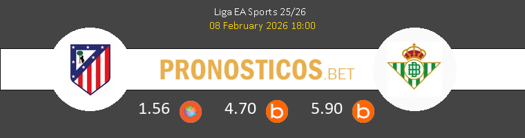 Atlético de Madrid vs Real Betis Pronostico (8 Feb 2026) 1