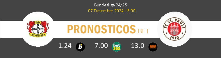 Leverkusen vs FC St Pauli Pronostico (14 Feb 2026) 1