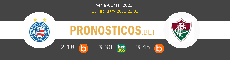 Bahía vs Fluminense Pronostico (5 Feb 2026) 1