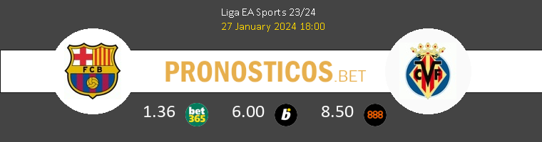Barcelona vs Villarreal Pronostico (28 Feb 2026) 1 Barcelona vs Villarreal Pronostico (28 Feb 2026) 1