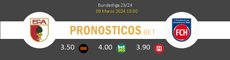 FC Augsburg vs Heidenheim Pronostico (15 Feb 2026) 1