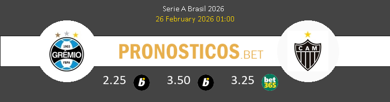 Grêmio vs Atl. Mineiro Pronostico (26 Feb 2026) 1 Grêmio vs Atl. Mineiro Pronostico (26 Feb 2026) 1