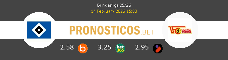 Hamburger SV vs Union Berlin Pronostico (14 Feb 2026) 1