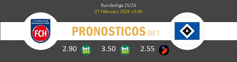 Heidenheim vs Hamburger SV Pronostico (7 Feb 2026) 1