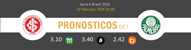 Internacional vs Palmeiras Pronostico (13 Feb 2026) 1