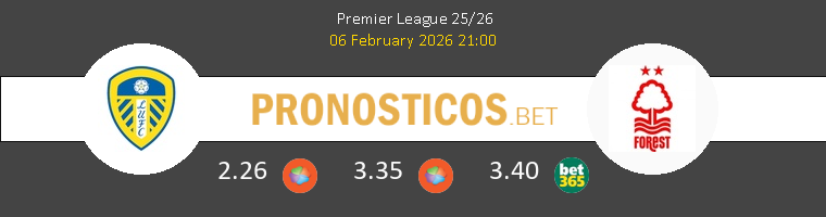 Leeds United vs Nottingham Forest Pronostico (6 Feb 2026) 1
