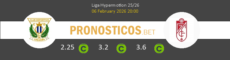 Leganés vs Granada Pronostico (6 Feb 2026) 1
