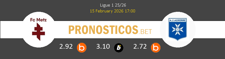 Metz vs Auxerre Pronostico (15 Feb 2026) 1