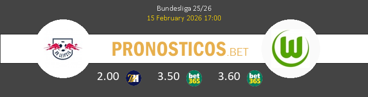 Red Bull Leipzig vs Wolfsburg Pronostico (15 Feb 2026) 1