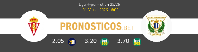 Real Sporting vs Leganés Pronostico (1 Mar 2026) 1