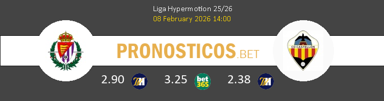Real Valladolid vs CD Castellón Pronostico (8 Feb 2026) 1