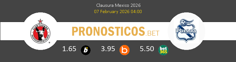 Tijuana vs Puebla Pronostico (7 Feb 2026) 1