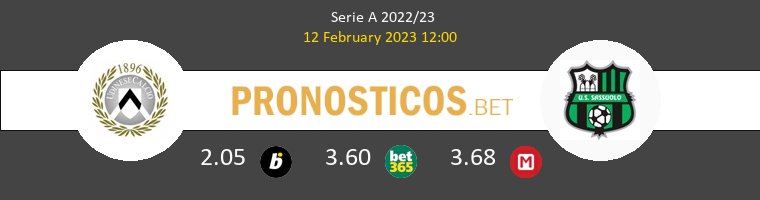 Udinese vs Sassuolo Pronostico (15 Feb 2026) 1