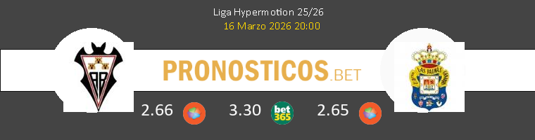 Albacete vs Las Palmas Pronostico (16 Mar 2026) 1