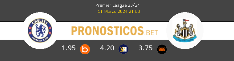 Chelsea vs Newcastle Pronostico (14 Mar 2026) 1