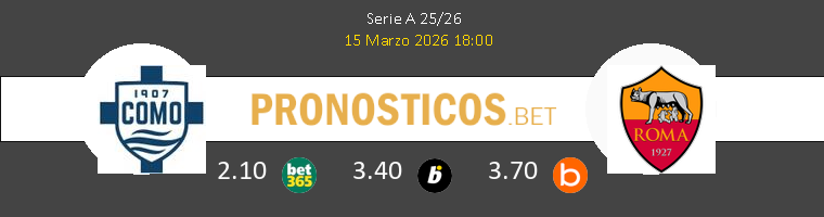 Como vs Roma Pronostico (15 Mar 2026) 1