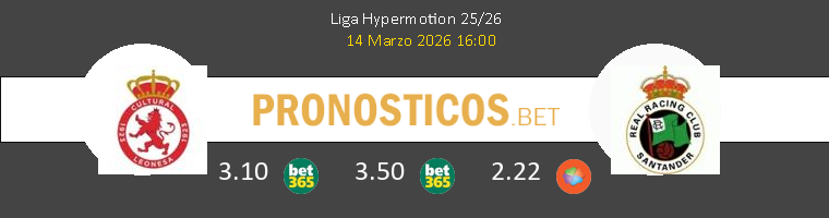 Cultural Leonesa vs Racing de Santander Pronostico (14 Mar 2026) 1