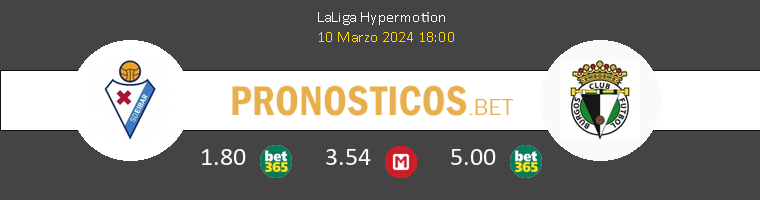 Eibar vs Burgos Pronostico (15 Mar 2026) 1