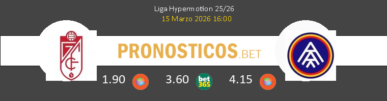 Granada vs FC Andorra Pronostico (15 Mar 2026) 1 Granada vs FC Andorra Pronostico (15 Mar 2026) 1