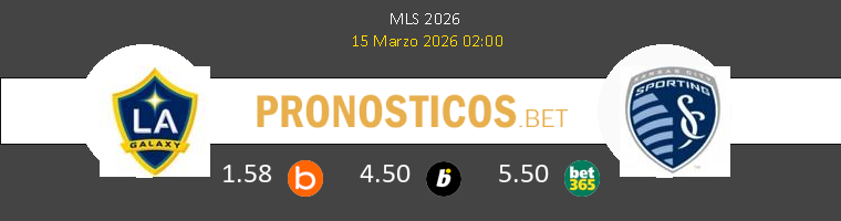 LA Galaxy vs Sporting Kansas City Pronostico (15 Mar 2026) 1