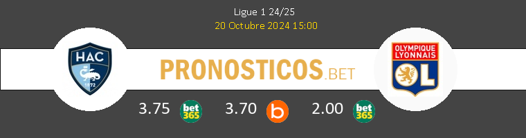 Le Havre vs Lyon Pronostico (15 Mar 2026) 1