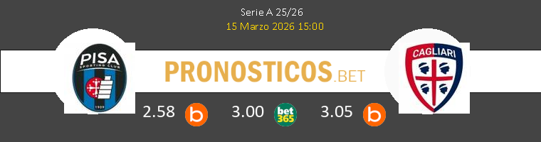 Pisa SC vs Cagliari Pronostico (15 Mar 2026) 1 Pisa SC vs Cagliari Pronostico (15 Mar 2026) 1