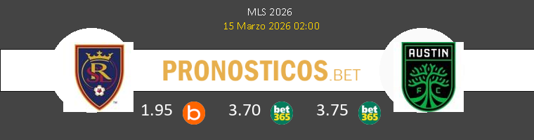 Real Salt Lake vs Austin FC Pronostico (15 Mar 2026) 1