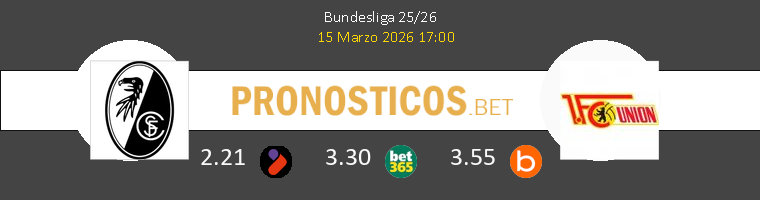 SC Freiburg vs Union Berlin Pronostico (15 Mar 2026) 1