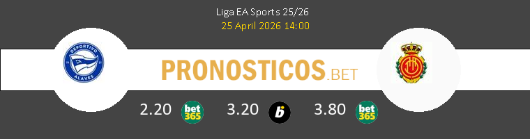 Alavés vs Mallorca Pronostico (25 Abr 2026) 1