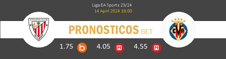 Athletic de Bilbao vs Villarreal Pronostico (12 Abr 2026) 1